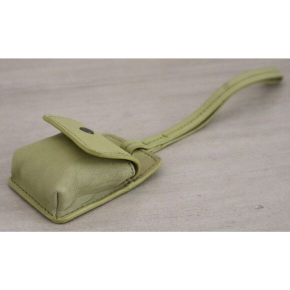 Free People Street Sounds Green Leather Case For Airpods + Earbuds - Picture 6 of 7